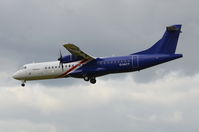 G-IACY @ EGSH - Landing at Norwich. - by Graham Reeve