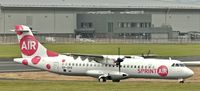 SP-SPE @ EGAC - Belfast City.  SP-SPE arriving with a football charter from Cologne/Bonn.