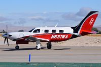 N631WA @ KBOI - Taxiing to RWY 10R. - by Gerald Howard