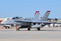 164906 @ KBOI - Taxiing from the south GA ramp.  VMFA-232 Red Devils, NAS Miramar, CA.
