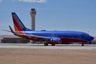 N916WN @ KBOI - Landing roll out on RWY 28L. - by Gerald Howard