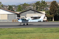 N704JH @ SZP - 1976 Cessna 150M, Continental O-200 10 Hp, taxi off the active - by Doug Robertson