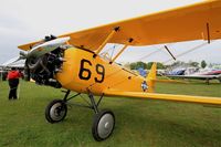 F-AZNF @ LFFQ - Naval Aircraft Factory N3N-3, Static display, La Ferté-Alais (LFFQ) air show 2016 - by Yves-Q