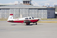 VH-URH @ YSWG - Main Gear Pty Ltd (VH-URH) Mooney M20J taxiing at Wagga Wagga Airport - by YSWG-photography