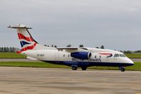 OY-NCP @ EGSH - Surprise visitor leaving for Farnborough. - by keithnewsome