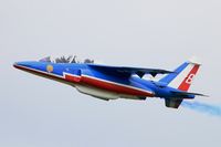 E139 @ LFFQ - Dassault-Dornier Alpha Jet E (F-UGFC), Athos 08 of Patrouille de France 2016, La Ferté-Alais airfield (LFFQ) Air show 2016 - by Yves-Q