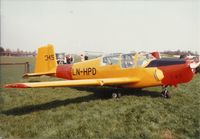 LN-HPD @ ESSL - LN-HPD celebrating Linköping Aero Club 50 years - 1983-05-08. - by janhed1