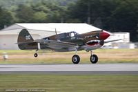 N1232N @ KBAF - Curtiss P-40M Warhawk Jacky C.  C/N 27483, NX1232N - by Dariusz Jezewski www.FotoDj.com