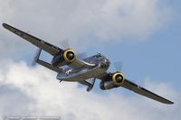 N2825B @ KBAF - North American RB-25 Mitchell Miss Hap  C/N 62-2837, NL2825B