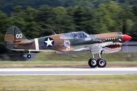 N1232N @ KBAF - Curtiss P-40M Warhawk Jacky C.  C/N 27483, NX1232N - by Dariusz Jezewski www.FotoDj.com