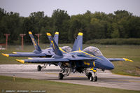 163468 @ KYIP - F/A-18D Hornet 163468 C/N 0691 from Blue Angels Demo Team  NAS Pensacola, FL