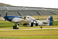 N5427V @ KYIP - North American F-51D Mustang Petie 2nd  C/N 44-72942, NL5427V