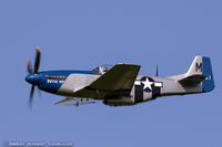 N5427V @ KYIP - North American F-51D Mustang Petie 2nd  C/N 44-72942, NL5427V