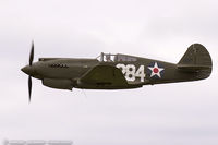 N284CF @ KYIP - Curtiss P-40B Warhawk  C/N 16073, NX284CF - by Dariusz Jezewski www.FotoDj.com