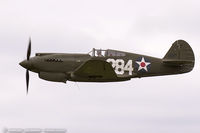 N284CF @ KYIP - Curtiss P-40B Warhawk  C/N 16073, NX284CF