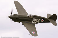 N284CF @ KYIP - Curtiss P-40B Warhawk  C/N 16073, NX284CF