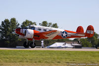 N7185 @ KOSH - Beech 3NM Twin Beech  C/N CA-104, N7185