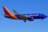 N417WN @ KBOI - Landing RWY 10R. - by Gerald Howard