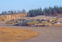 MG-130 @ TKU - Turku 18.4.1984 in the background MG-140 - by leo larsen