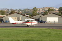 N738KF @ SZP - 1977 Cessna 172N SKYHAWK, Lycoming O-320-H2AD 160 Hp, landing roll Rwy 04 - by Doug Robertson