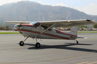 N2999A @ SZP - 1953 Cessna 180, Continental O-470-A 225 Hp, 1st year of production. Taxi - by Doug Robertson