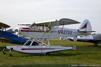 N4273S @ KOSH - Piper PA-18 Super Cub  C/N 18-7118, N4273S - by Dariusz Jezewski www.FotoDj.com