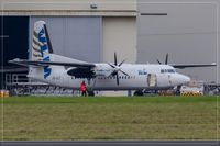 OO-VLZ @ EDDR - Fokker 50, - by Jerzy Maciaszek