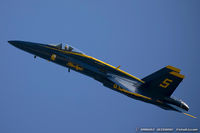 163451 @ KOSH - F/A-18C Hornet 163451 C/N 0662 from Blue Angels Demo Team  NAS Pensacola, FL