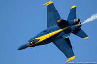 163451 @ KOSH - F/A-18C Hornet 163451 C/N 0662 from Blue Angels Demo Team  NAS Pensacola, FL