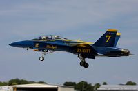 163468 @ KOSH - F/A-18D Hornet 163468 C/N 0691 from Blue Angels Demo Team  NAS Pensacola, FL