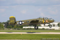 N345BG @ KOSH - North American TB-25N Mitchell Georgie's Gal  C/N 44-86777, N345BG