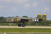 N345BG @ KOSH - North American TB-25N Mitchell Georgie's Gal  C/N 44-86777, N345BG