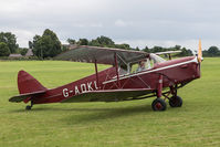 G-ADKL @ EGTH - De Havilland DH87B Hornet Moth G-ADKL Gathering of Moths Old Warden 30/7/17 - by Grahame Wills