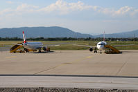 OE-LBC @ LOWG - Austrian Airbus A321-100 @GRZ (diversion VIE)