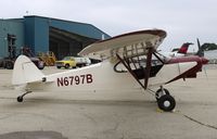 N6797B @ KRFD - Piper PA-18-150 - by Mark Pasqualino
