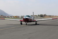 N4786H @ SZP - 1979 Mooney M20J 201, Lycoming IO-360 A&C 200 Hp, taxi back - by Doug Robertson