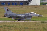 FA-107 @ LFRJ - SABCA F-16AM Fighting Falcon, Taxiing to flight line, Landivisiau Naval Air Base (LFRJ) Tiger Meet 2017 - by Yves-Q