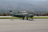 N198UT @ SZP - 1997 Piper PA-32R-301T Turbo SARATOGA II, Lycoming TIO-540-S1AD 300 Hp, landing roll Rwy 22 - by Doug Robertson