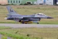 FA-106 @ LFRJ - SABCA F-16AM Fighting Falcon, Taxiing to flight line, Landivisiau Naval Air Base (LFRJ) Tiger Meet 2017 - by Yves-Q