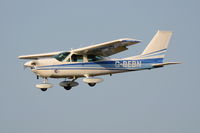 G-BEBN @ EGSH - Landing at Norwich. - by Graham Reeve