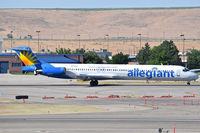 N414NV @ KBOI - Landing roll out on RWY 28L. - by Gerald Howard
