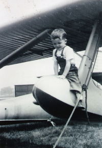 N6209K @ BAR - This is a pic of me on Dad's Seabee float, about a year after purchase. Dad was the second owner , it was sold by Willard Dow's Brother & 3-4 other Dow Chemical execs. The sale was in response to Willard & others passing in a Dow corp plane crash. - by Chauncey Keenon