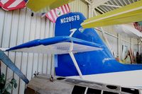 N28679 - Grumman G-44A Widgeon, Tail close up detail, Historic Seaplane Museum at Biscarrosse - by Yves-Q