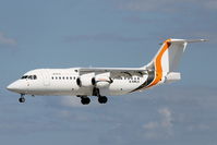 G-SMLA @ LMML - Bae146-200 G-SMLSA Jota Aviation - by Raymond Zammit