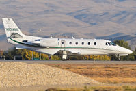 N634BE @ KBOI - Landing RWY 10R. - by Gerald Howard