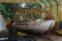 N376LC - Wilson Dean Explorer II, Under restoration, Historic Seaplane Museum at Biscarrosse - by Yves-Q
