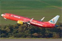 D-AHFZ @ EDDR - Boeing 737-8K5 - by Jerzy Maciaszek