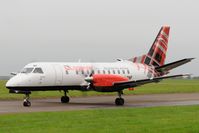 G-LGNF @ EGSH - Leaving Norwich for Durham Tees Valley. - by keithnewsome