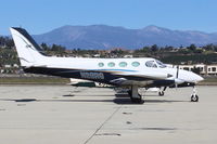N28RG @ CMA - 1977 Cessna 340A, two Continental TSIO-520-NB 310 Hp each, pressurized, 6 seats. On KCMA transient ramp - by Doug Robertson