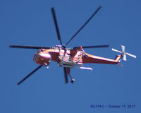 N217AC - Over San Gabriel Valley while supporting the Wilson Fire fighting effort - by Tony Fender